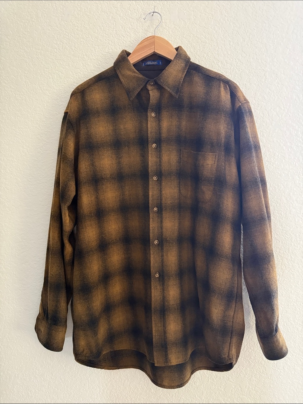 Pendleton "Lodge Shirt" Plaid Button Down Shirt Size XL